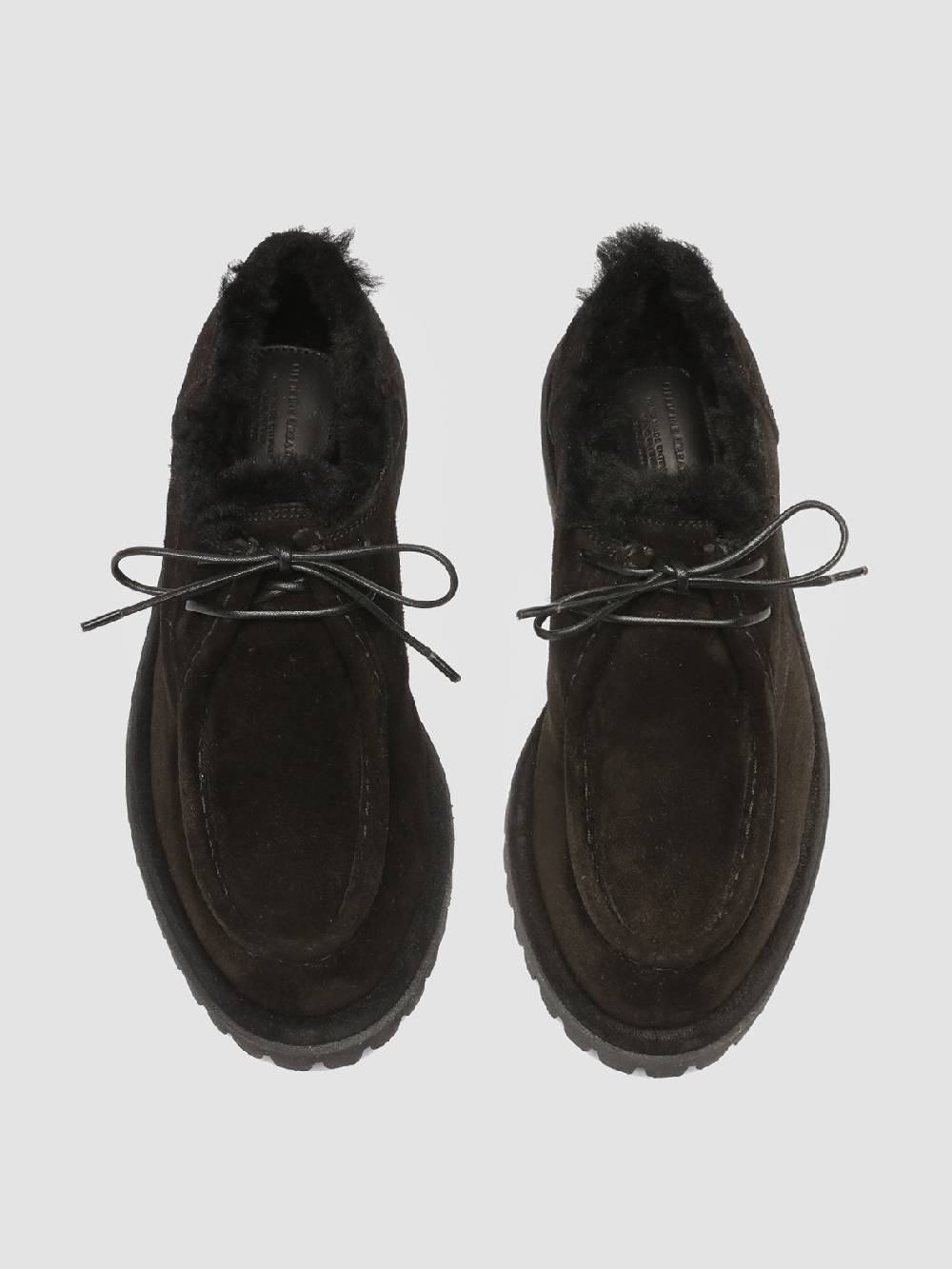 Officine Creative SPECTACULAR W 106 Derby in Pelle Scamosciata Nera Offerta settimanale