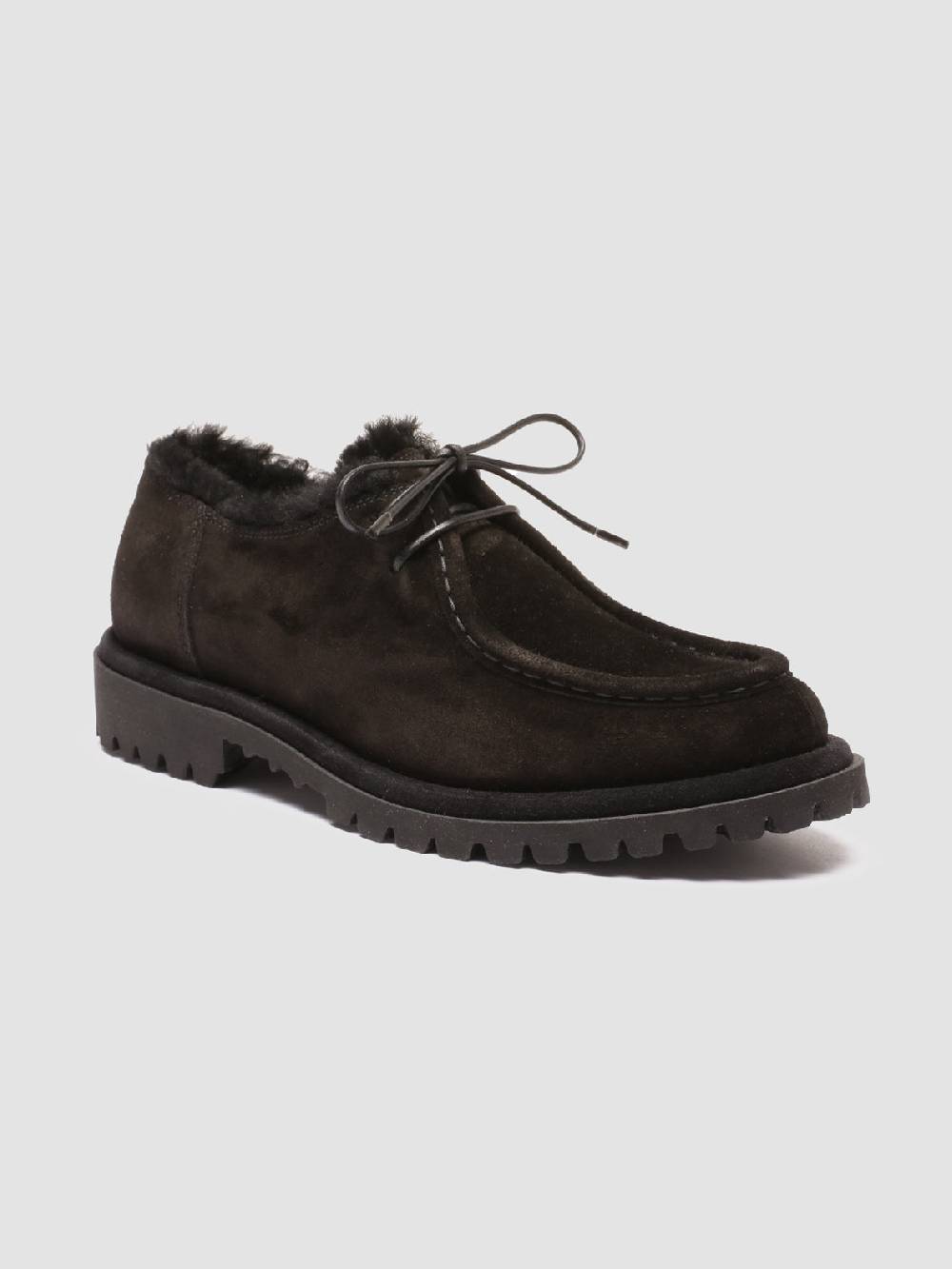 Officine Creative SPECTACULAR W 106 Derby in Pelle Scamosciata Nera Offerta settimanale