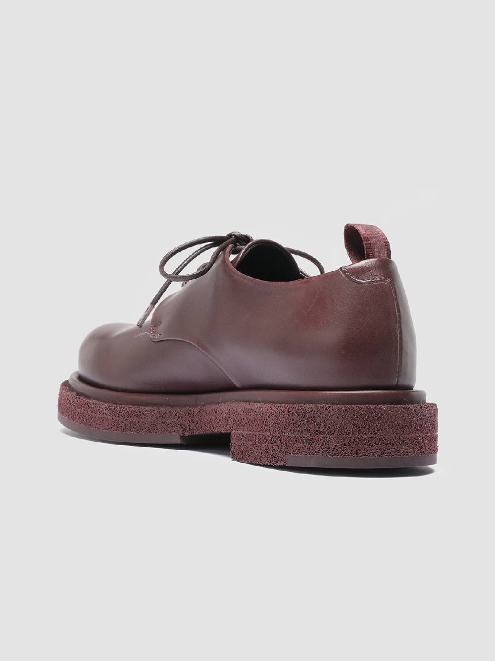 Officine Creative TONAL 100 Derby in Pelle Bordeaux Rilascio limitato