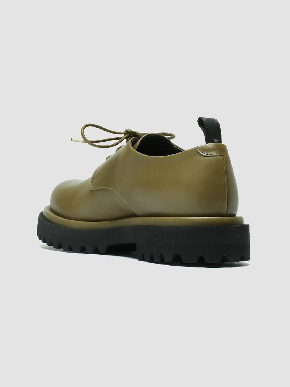 Officine Creative TONAL 100 Derby in Pelle Verde Ultimi tre giorni