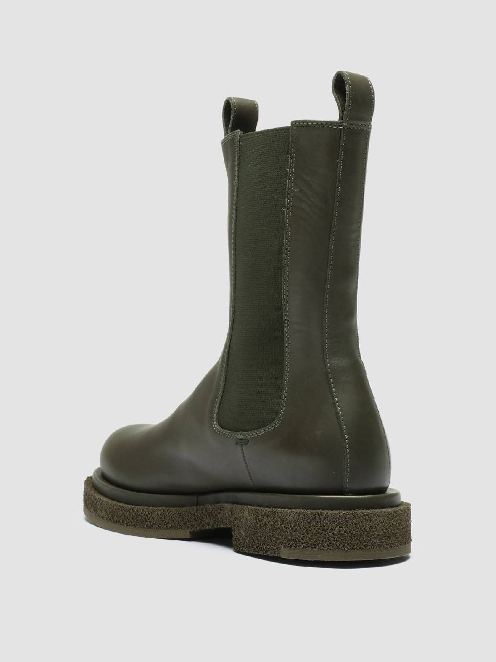Officine Creative TONAL 105 Stivaletti Chelsea in Pelle Verde ACQUISTA ORA