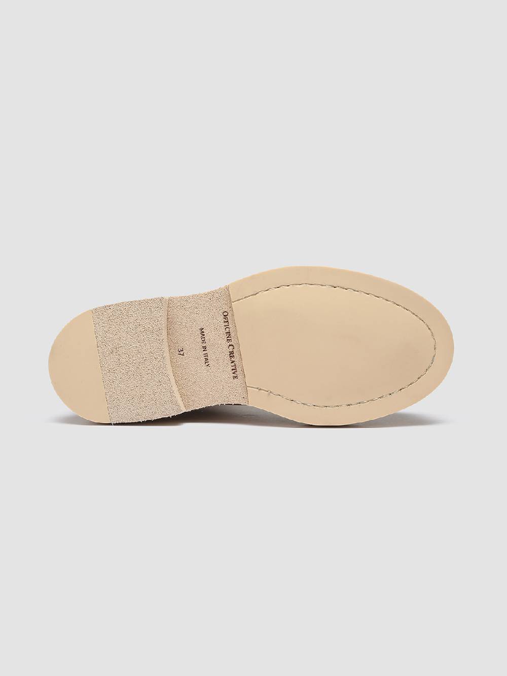 Officine Creative TONAL 105 Stivaletti Chelsea in Pelle Avorio Latest stili