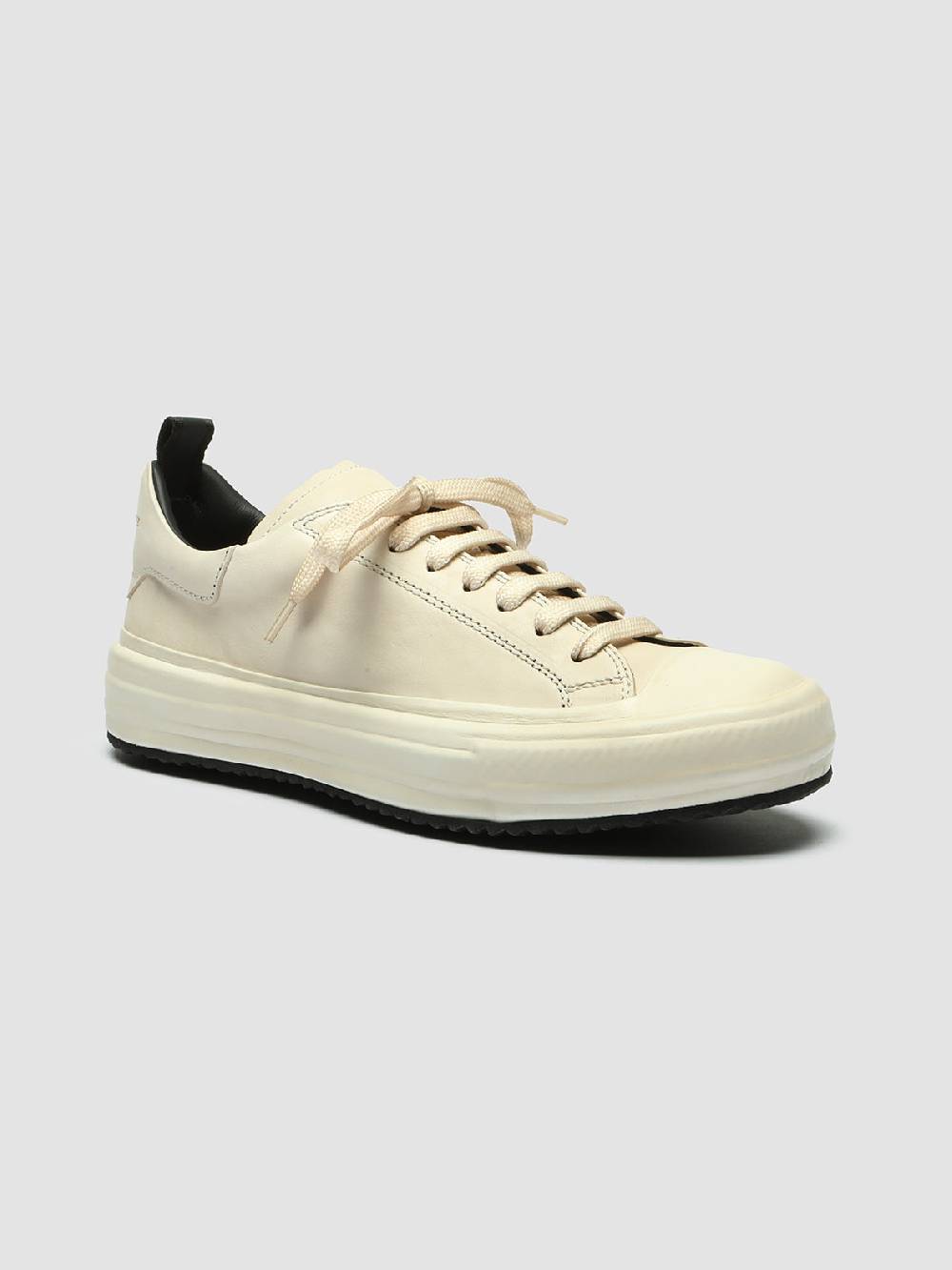 Officine Creative MES 105 Sneaker in Pelle Avorio Fino al 50% di sconto