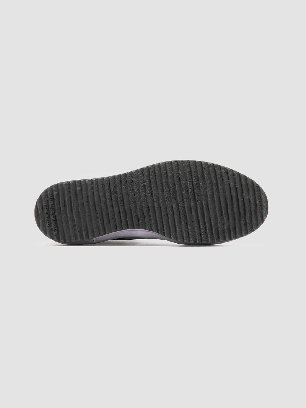 Officine Creative MES 109 Sneaker Alte in Pelle Nera Fino al 60% di sconto
