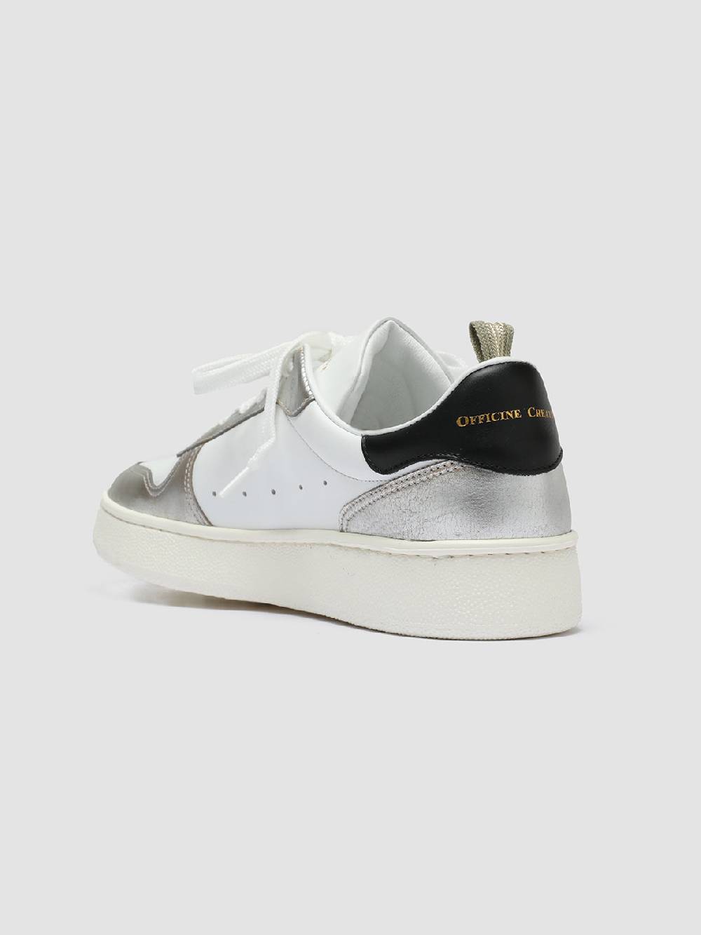Officine Creative MOWER 110 Sneakers in Pelle Bianca Solo un giorno rimasto