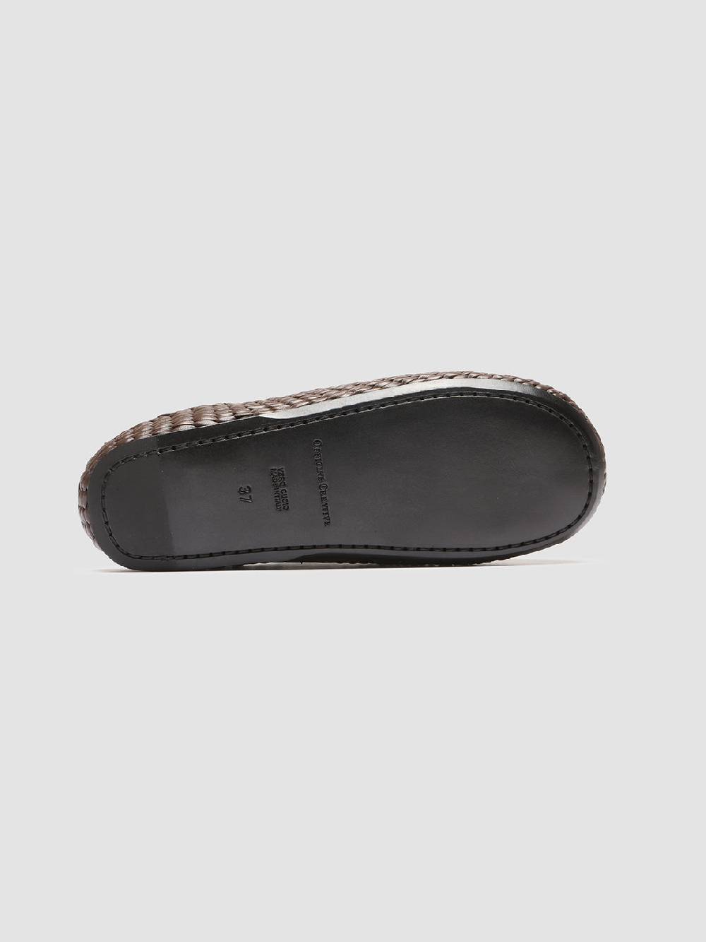 Officine Creative POLLY 001 Sabot in Pelle Marrone Enormi sconti