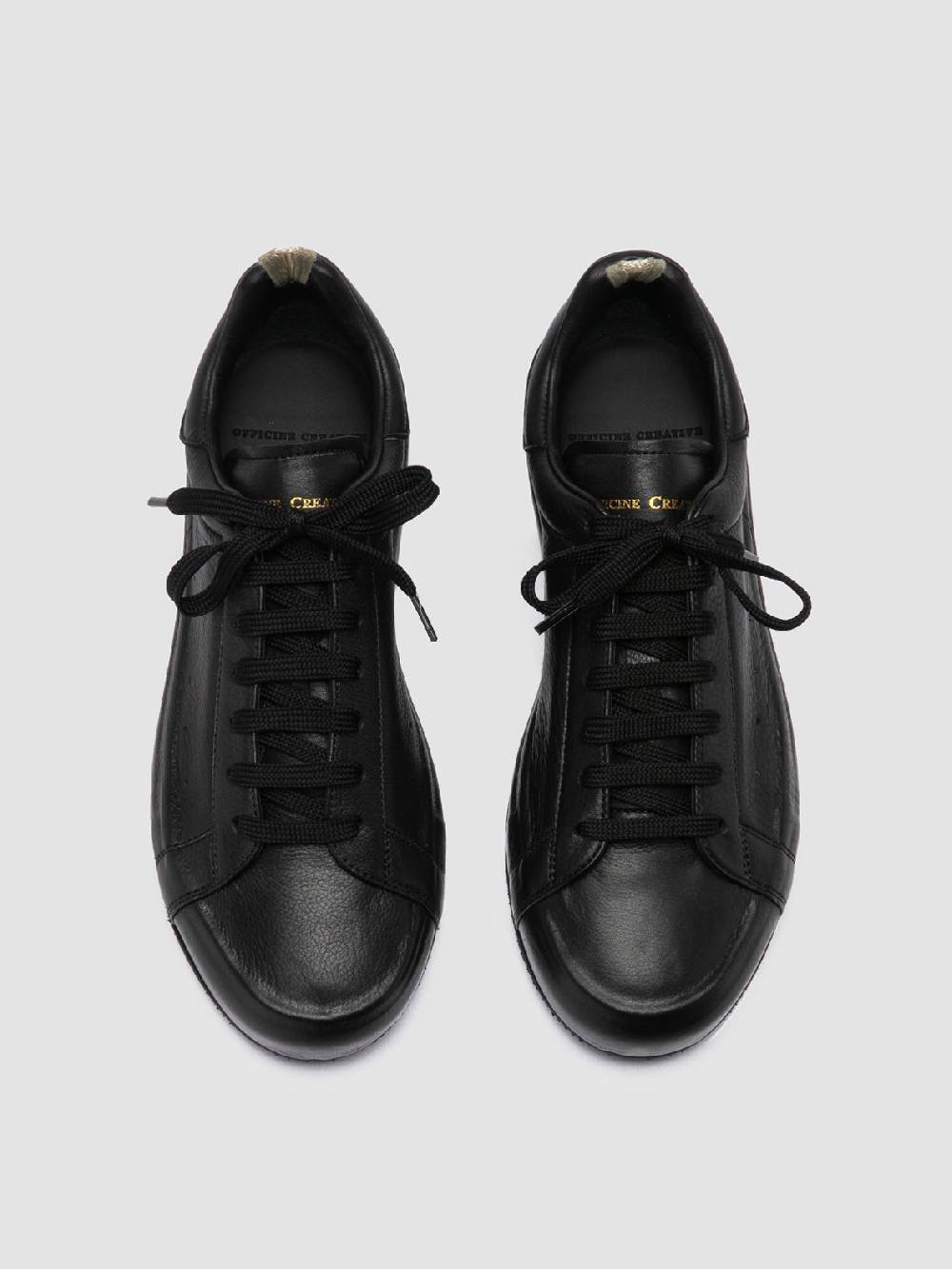 Officine Creative PRIMARY 101 Sneakers in Pelle Nera 50% di sconto con spedizione gratuita