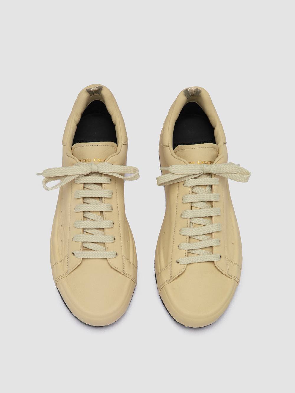 Officine Creative PRIMARY 101 Sneakers in Pelle Avorio Trasporto libero internazionale