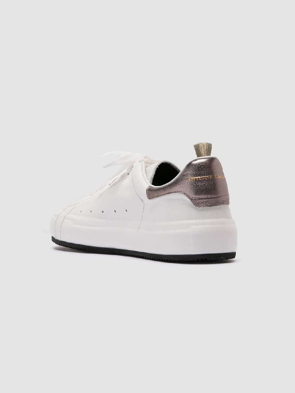 Officine Creative PRIMARY 101 Sneakers in Pelle Bianca Esporta salva