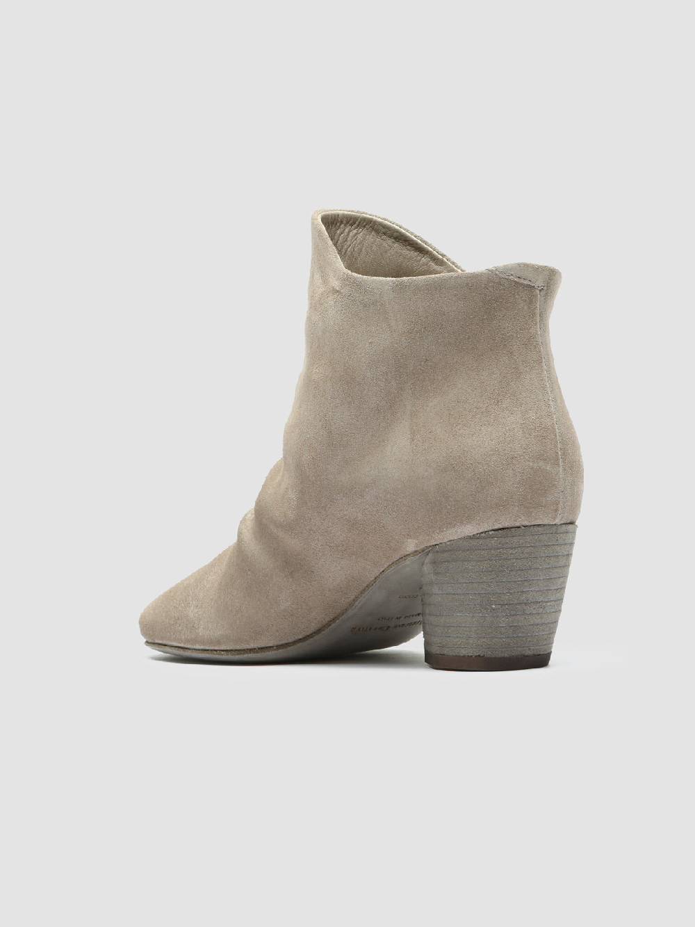 Officine Creative BETH 006 Stivaletti in Pelle Scamosciata Tortora Duty-free