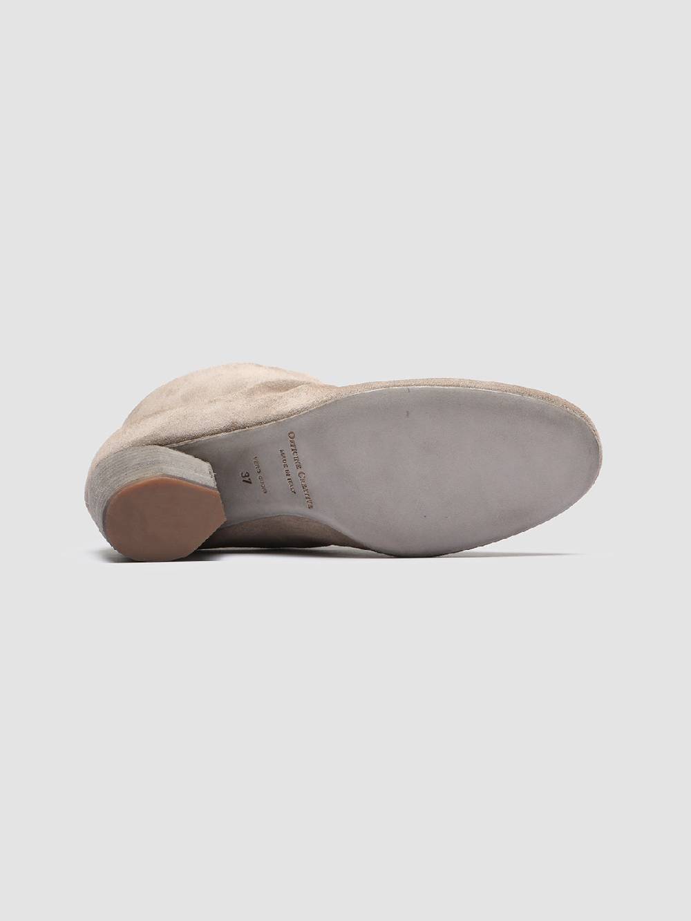 Officine Creative BETH 006 Stivaletti in Pelle Scamosciata Tortora Duty-free