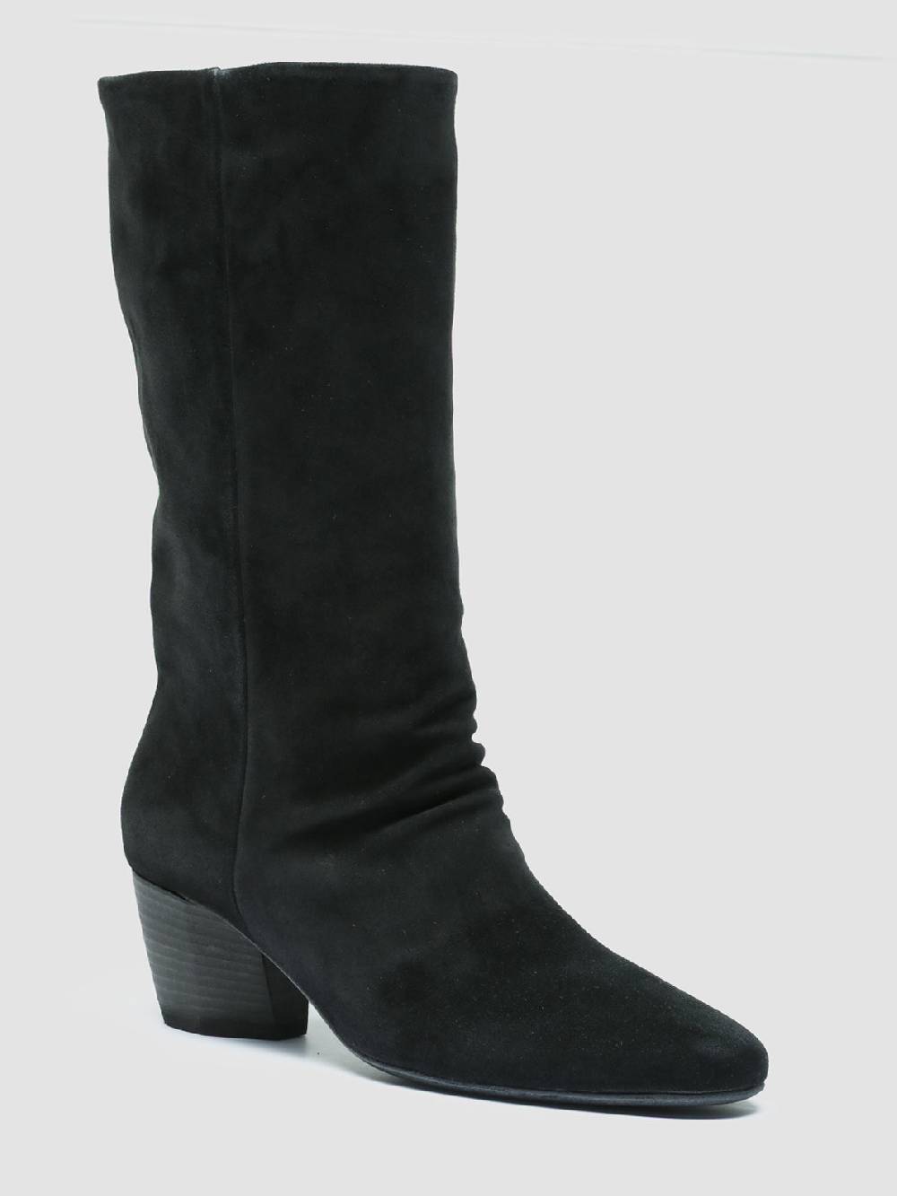 Officine Creative BETH 010 Stivali in Pelle Scamosciata Nera 50% di sconto per tempo limitato