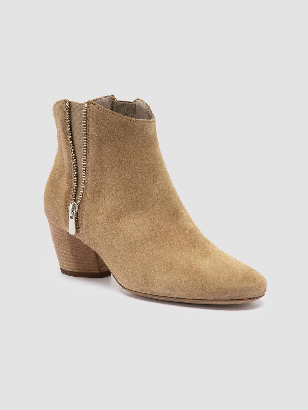 Officine Creative BETH 012 Stivaletti Chelsea in Pelle Scamosciata Marrone Sconti questo mese