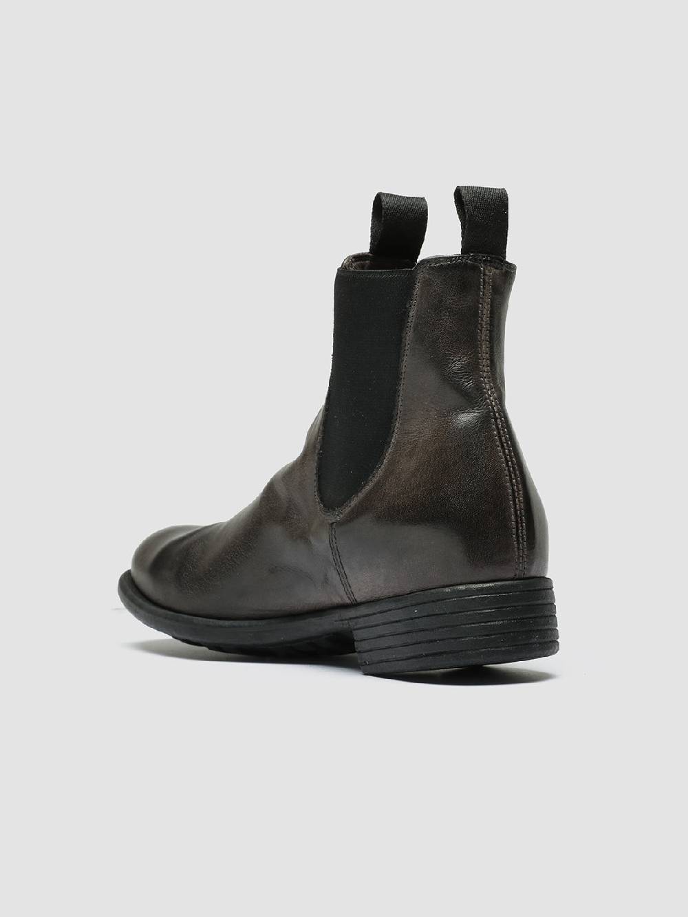 Officine Creative CALIXTE 004 Stivaletti Chelsea in Pelle Grigia Italia