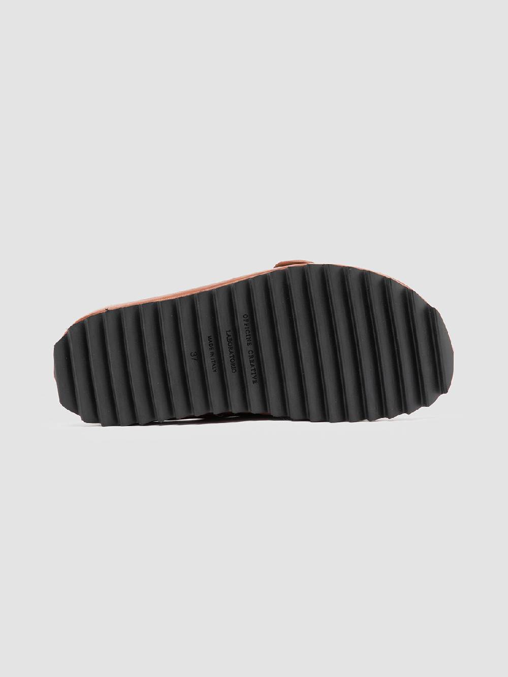 Officine Creative PELAGIE 010 Sandali in Pelle Marrone Nuovo