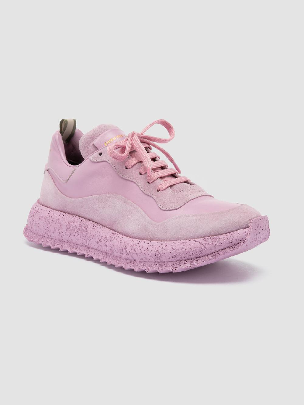 Officine Creative RACE RUBREX 101 Sneakers Basse in Pelle e Camoscio Rosa Vendita