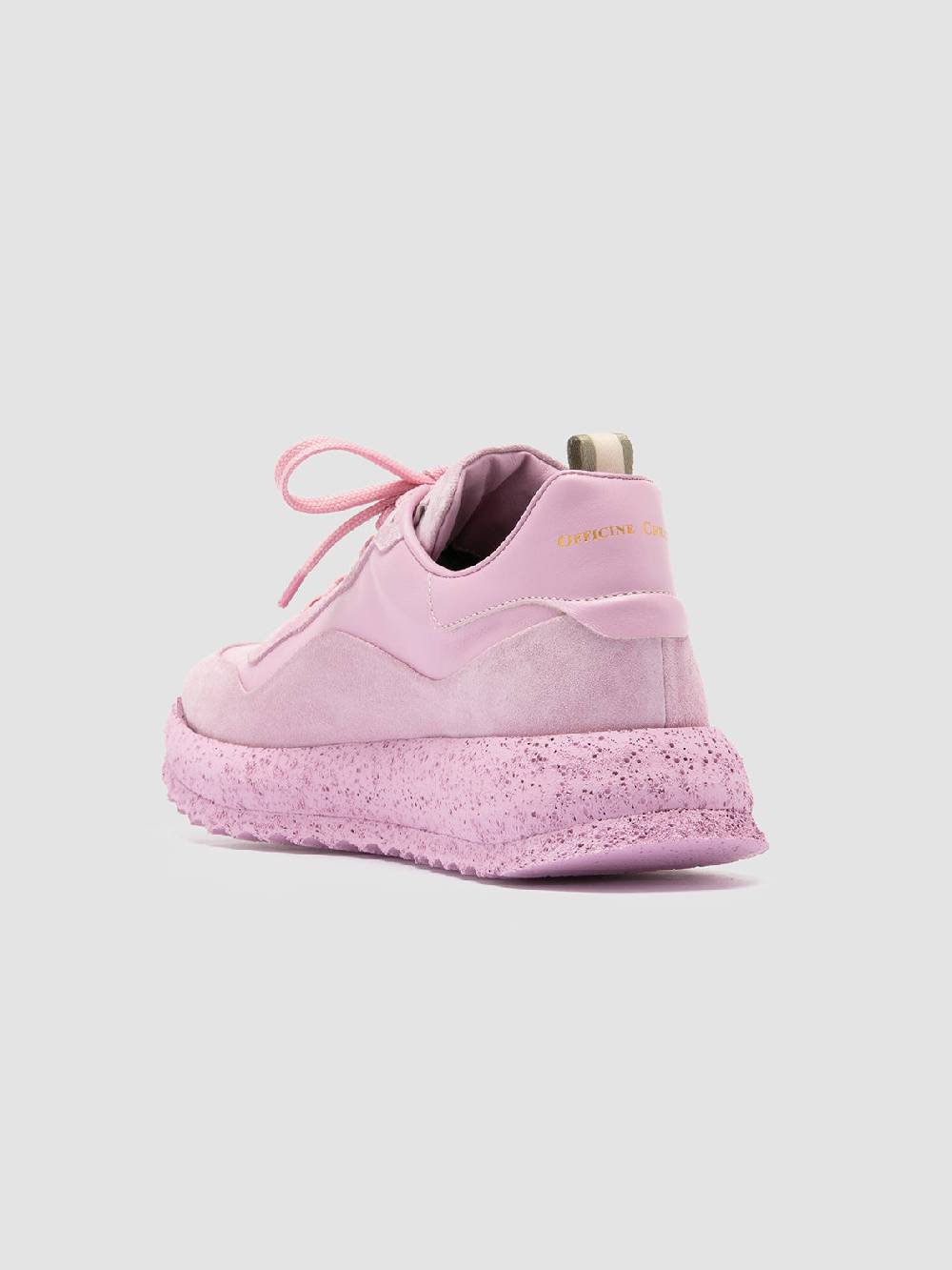 Officine Creative RACE RUBREX 101 Sneakers Basse in Pelle e Camoscio Rosa Vendita