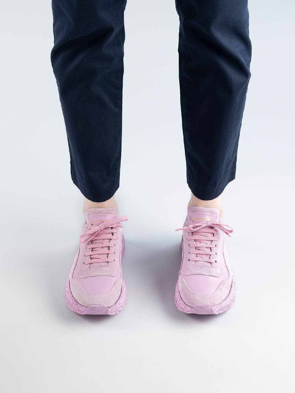 Officine Creative RACE RUBREX 101 Sneakers Basse in Pelle e Camoscio Gialla Spedizione Gratuita