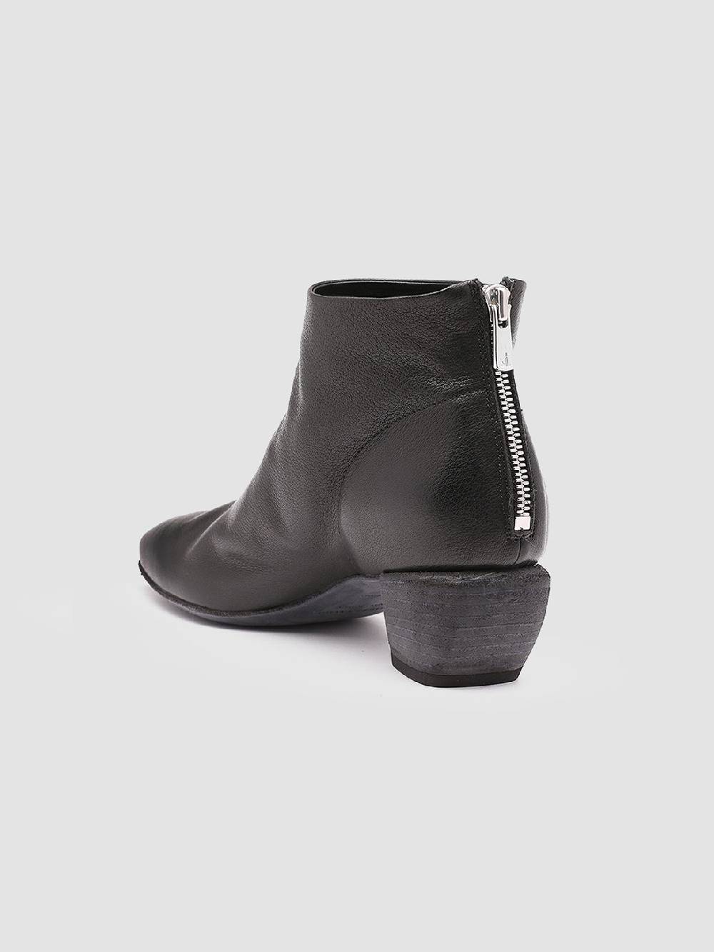 Officine Creative SALLY 001 Stivaletti in Pelle Nera Pezzi Unici