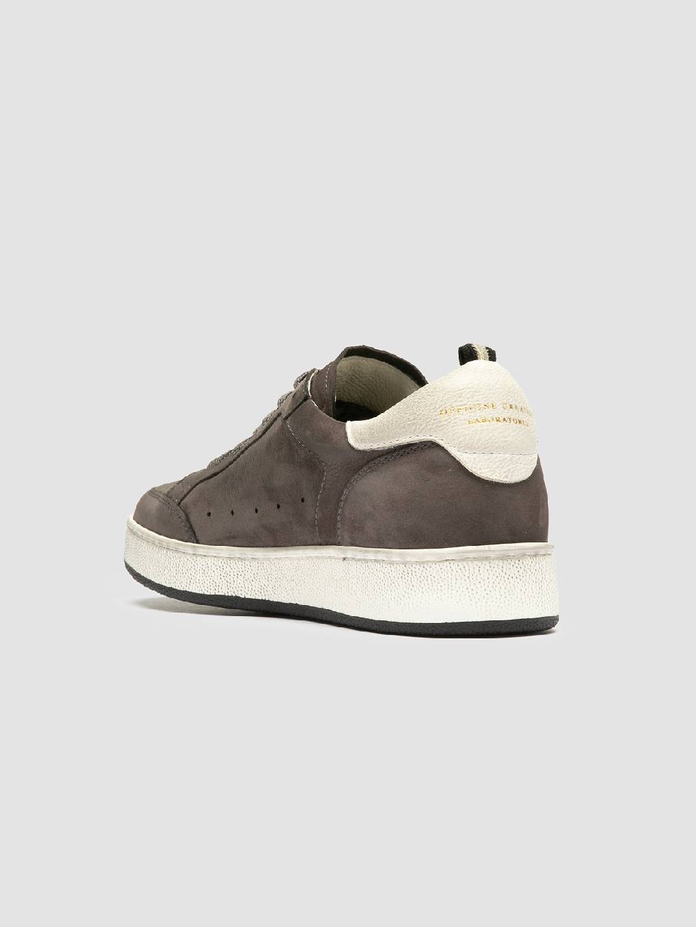 Officine Creative THE ANSWER 102 Sneaker Basse in Nabuk Grigio Acquista Ora