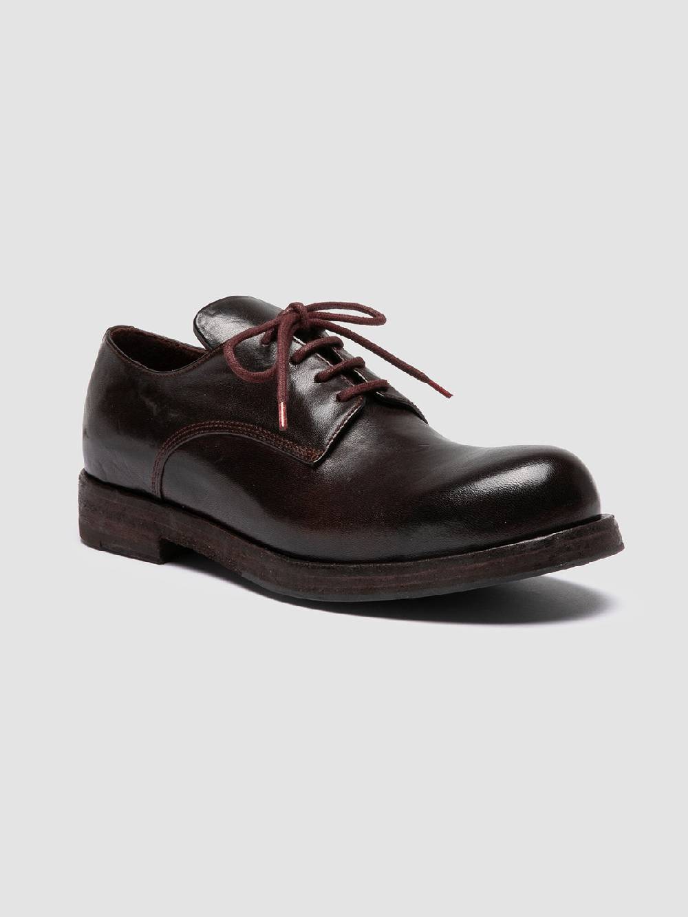Officine Creative BULLA DD 301 Derby in Pelle Marrone Shopping Online