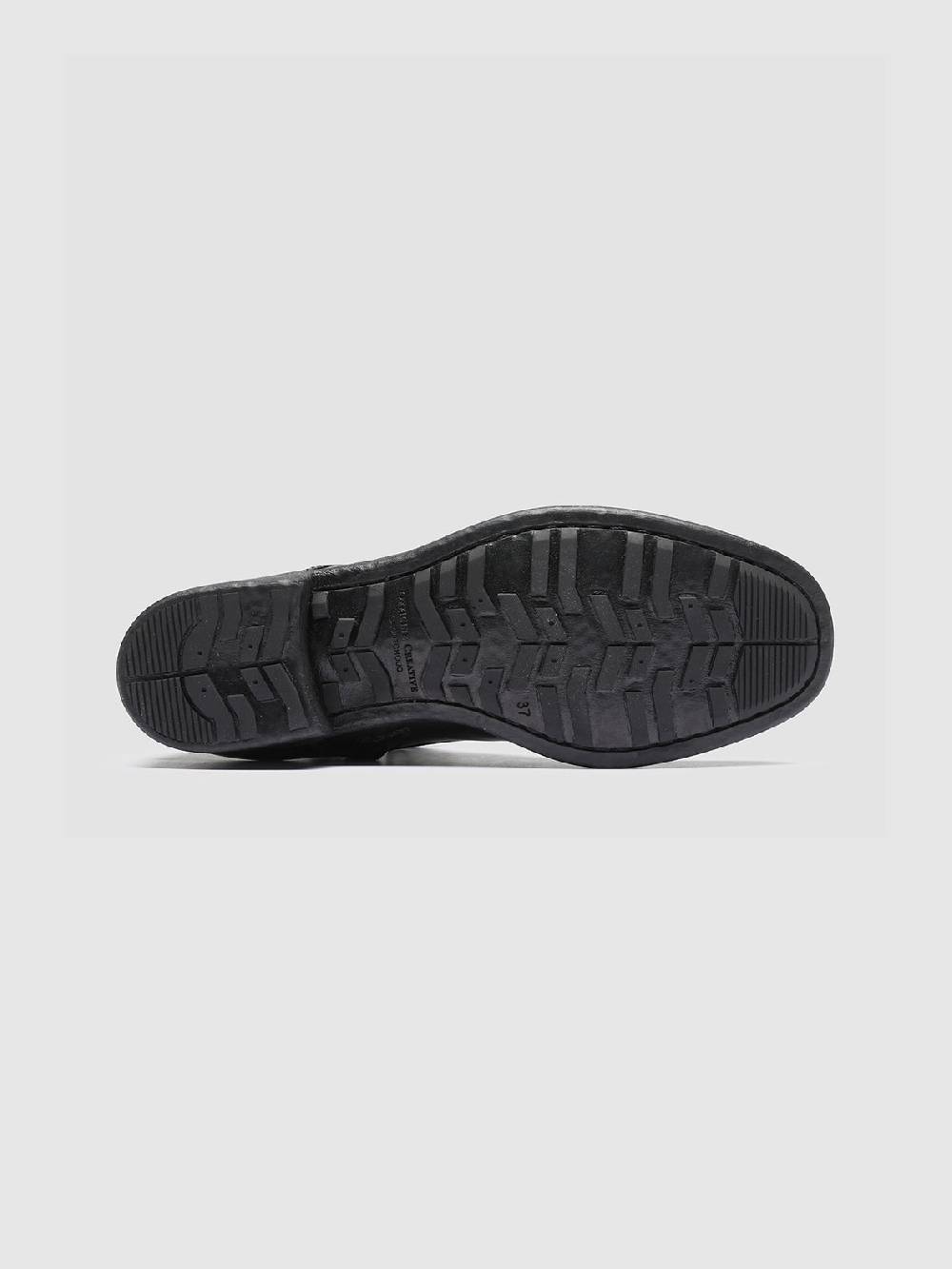 Officine Creative CALIXTE 002 Stivali in Pelle Nera con Zip Prezzo Ridotto