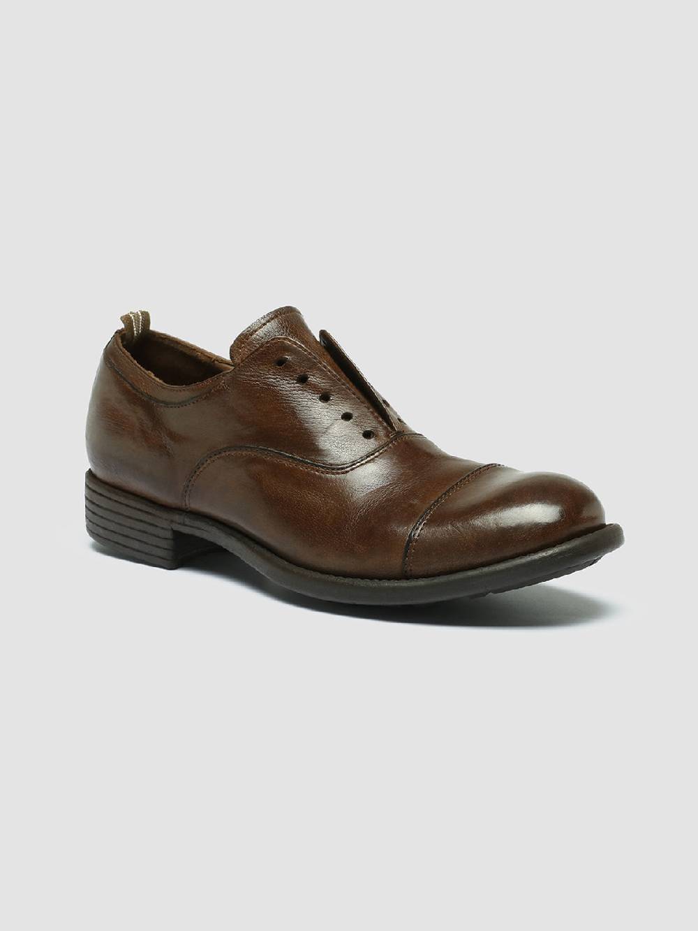 Officine Creative CALIXTE 003 Oxford in Pelle Marrone Novità