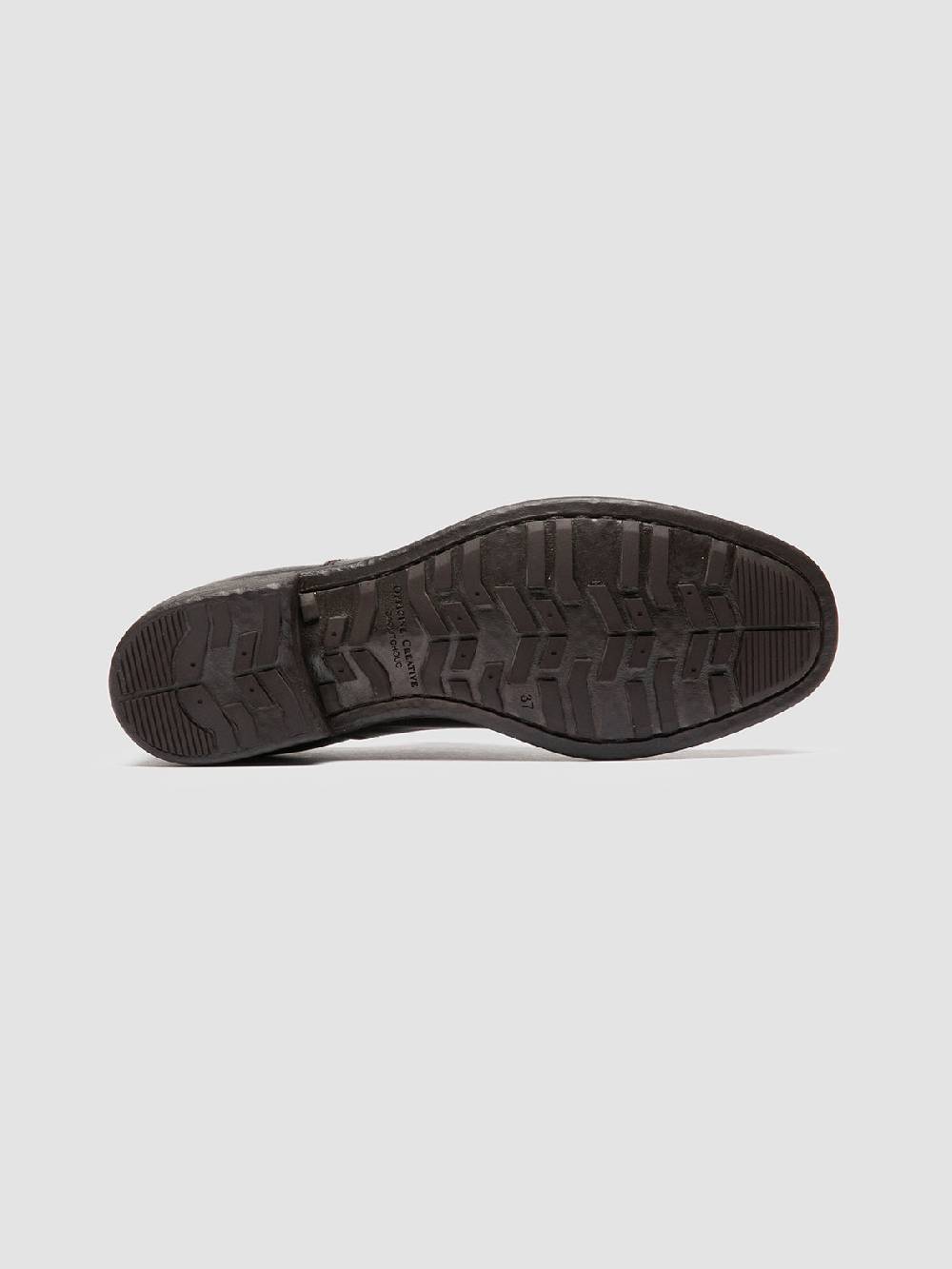 Officine Creative CALIXTE 003 Oxford in Pelle Marrone Presa