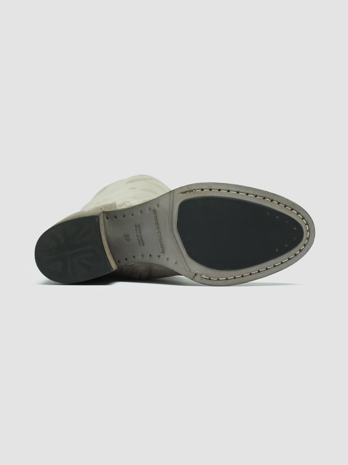 Officine Creative DENNER 116 Stivali Zip in Camoscio Grigio Outlet