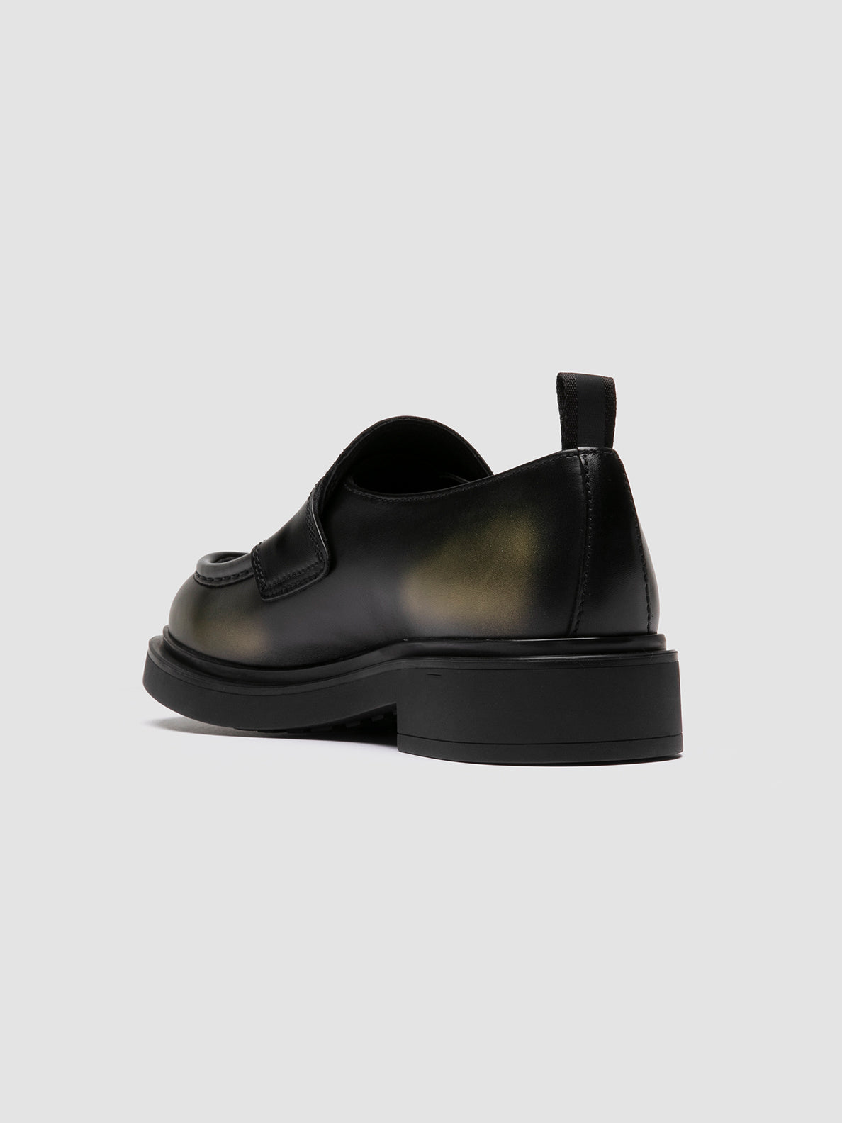 Officine Creative ENGINEER 101 Mocassini Penny in Pelle Metallizzata In Vendita
