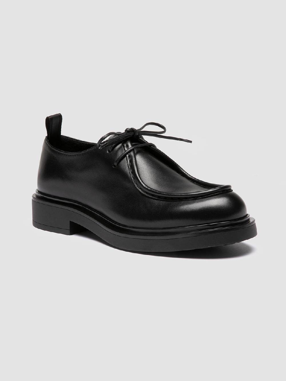 Officine Creative ENGINEER 102 Derby in Pelle Nera Saldi