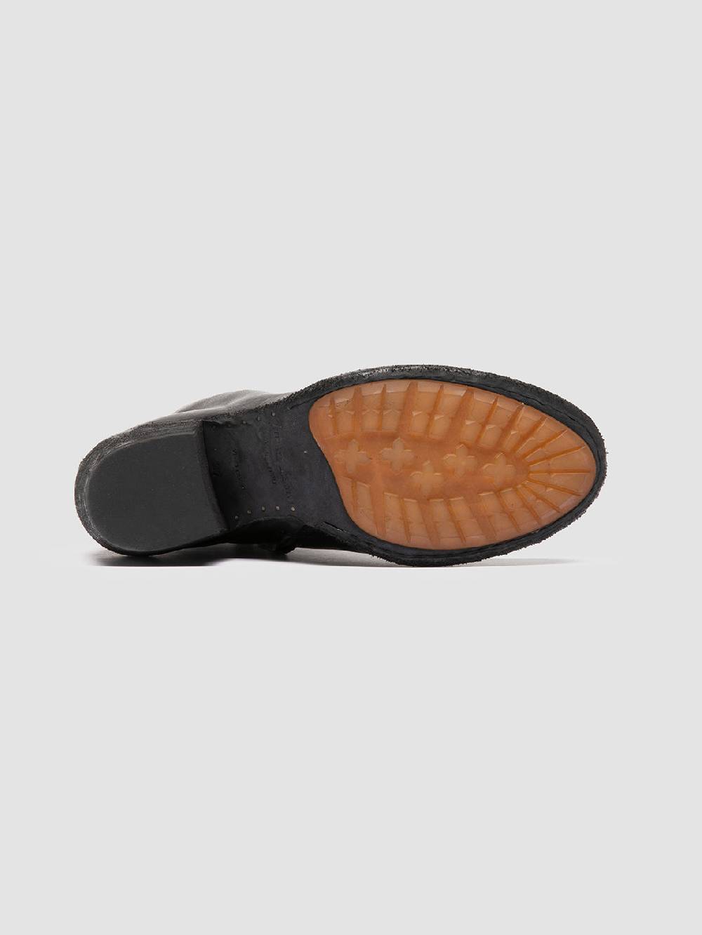 Officine Creative GODEAU 001 Stivali con Zip in Pelle Nera Hotsell