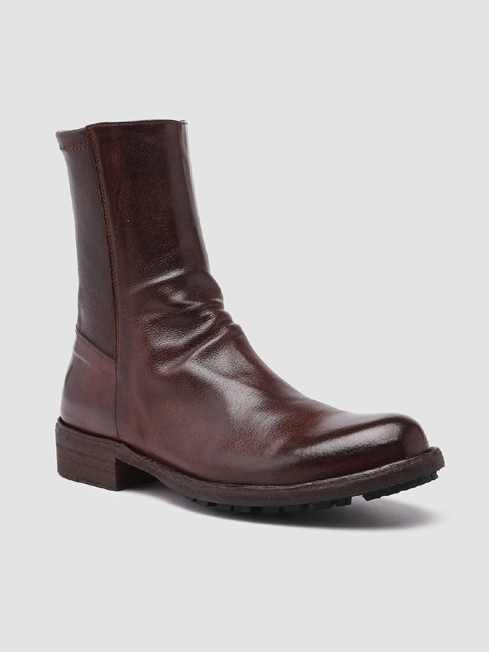 Officine Creative LEGRAND 203 Stivaletti in Pelle Marrone Vendite Flash