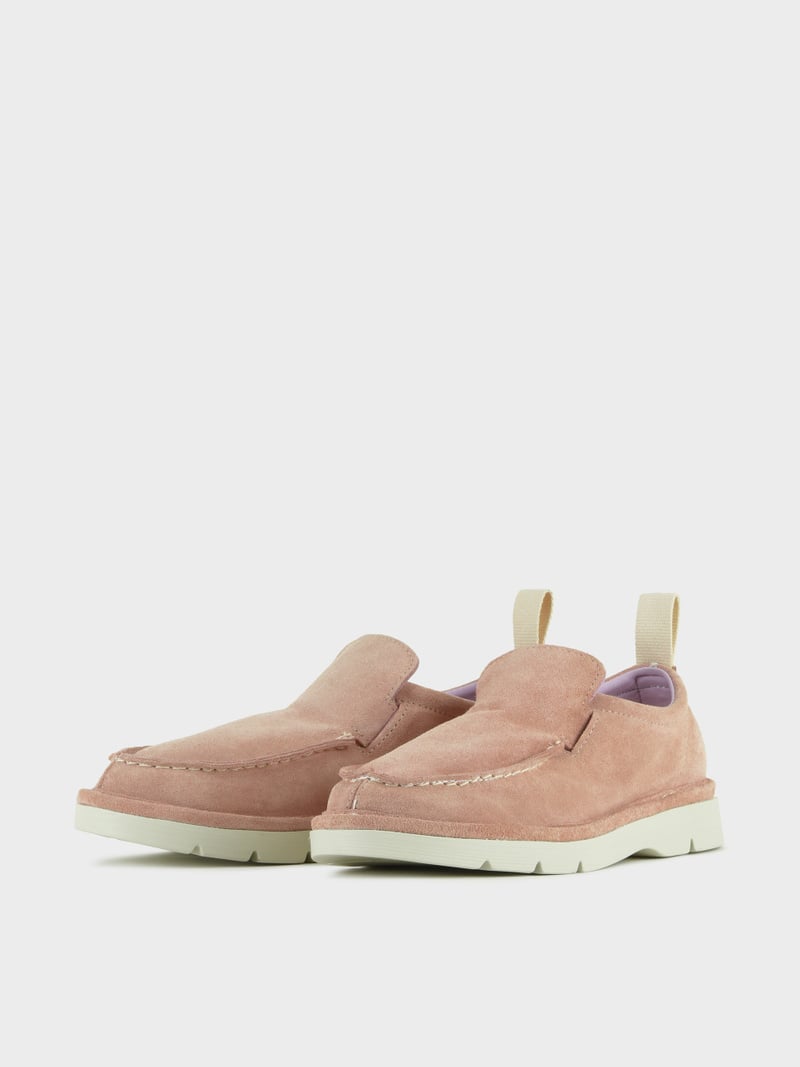 ﻿Panchic SLIP ON P19 DONNA IN SUEDE ROSA CIPRIA Vendita Economica