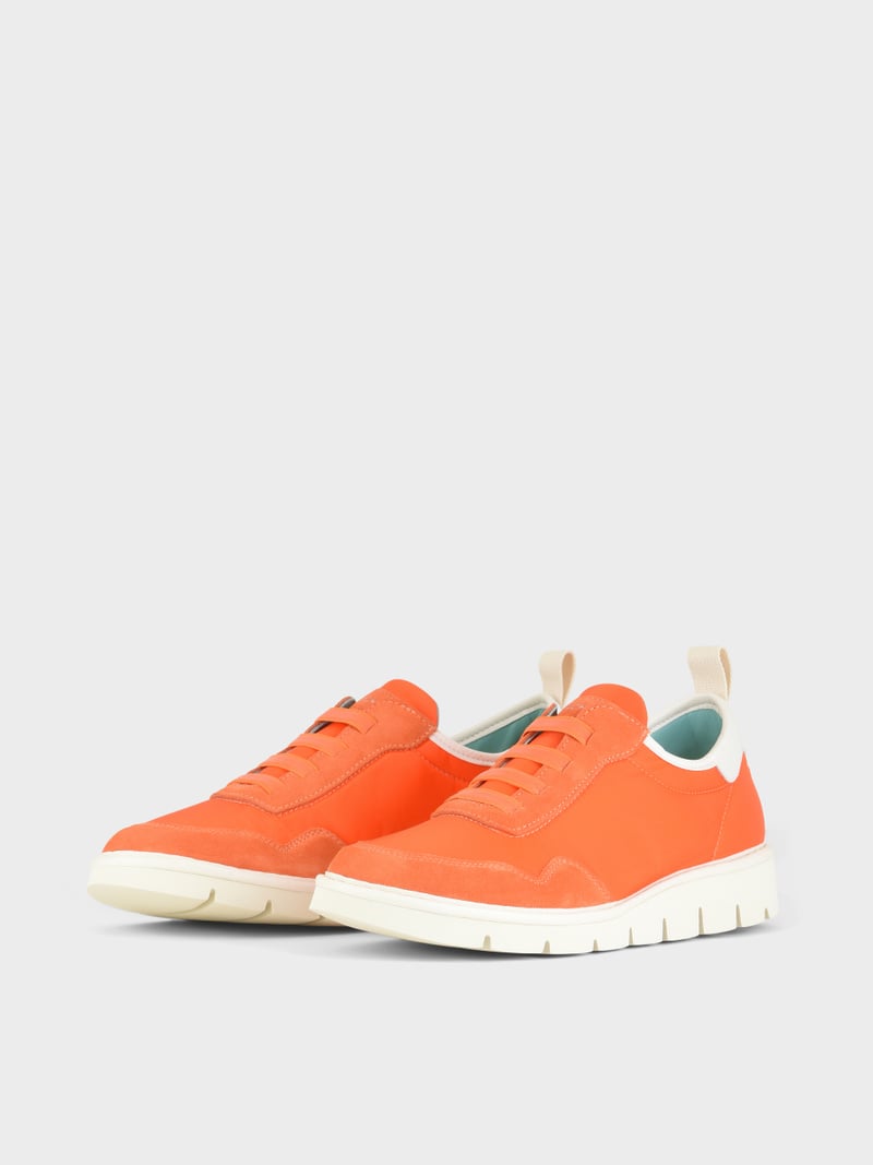 Panchic SLIP ON P05 UOMO IN NYLON E SUEDE ARANCIO Negozio