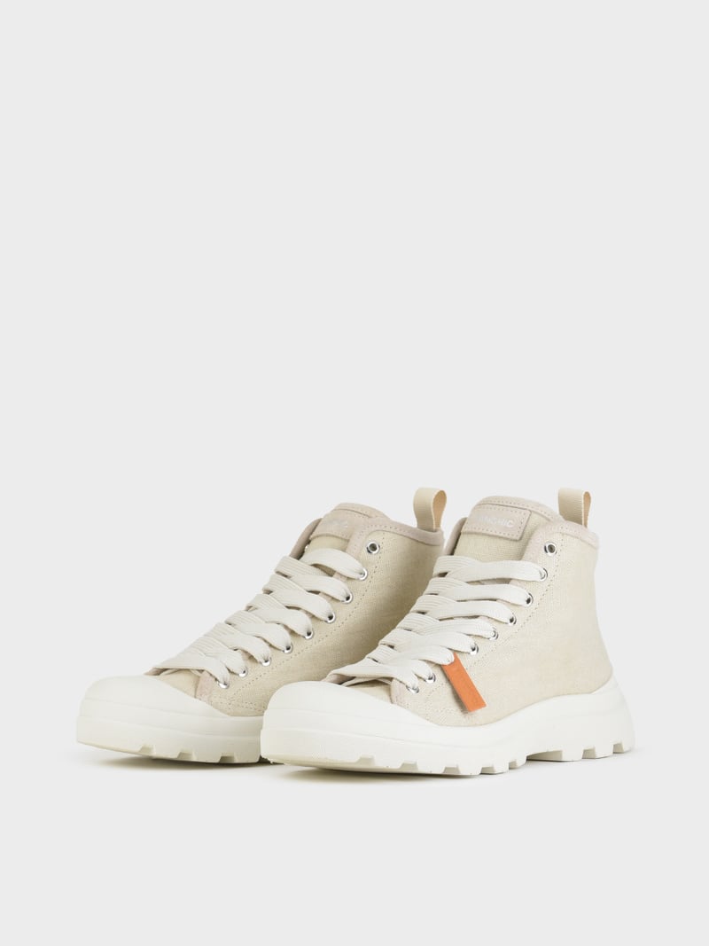 Panchic POLACCHINO P03 UOMO IN LINO E SUEDE NEBBIA 2025