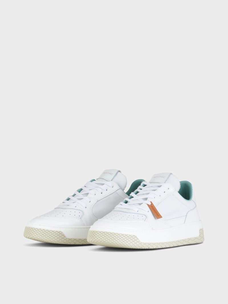Panchic SNEAKER LOW P02 UOMO IN PELLE BIANCO Italia