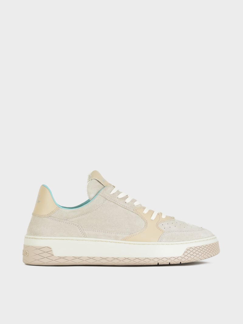 Panchic SNEAKER LOW P02 UOMO IN SUEDE E PELLE NEBBIA 2025