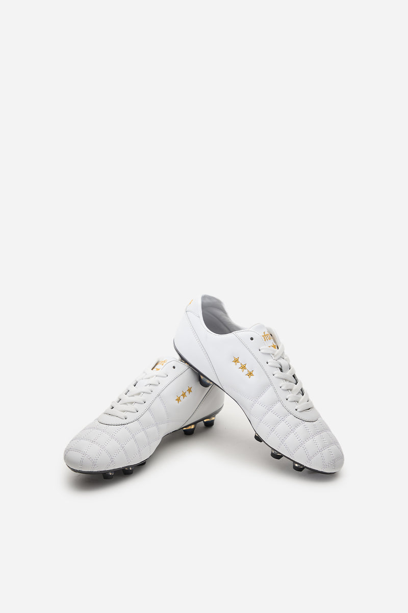 Pantofola Doro Scarpe da calcio in pelle Del Duca Nuova