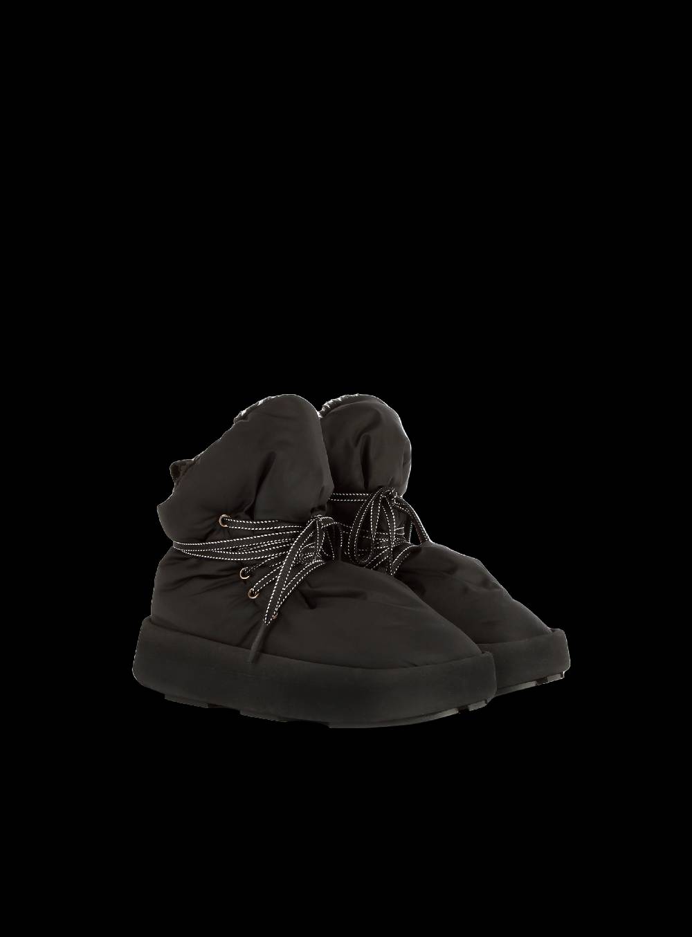 Piumestudio Manta Nylon + Fur Black Vendita Economica