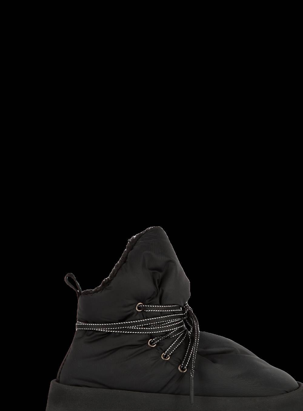 Piumestudio Manta Nylon + Fur Black Vendita Economica