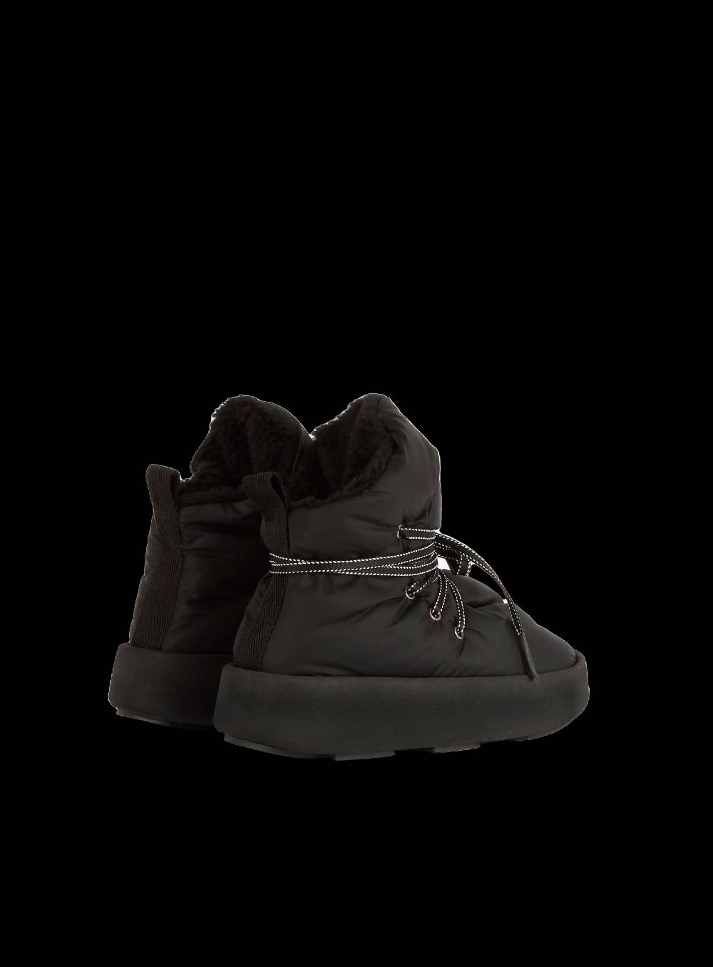 Piumestudio Manta Nylon + Fur Black Vendita Economica