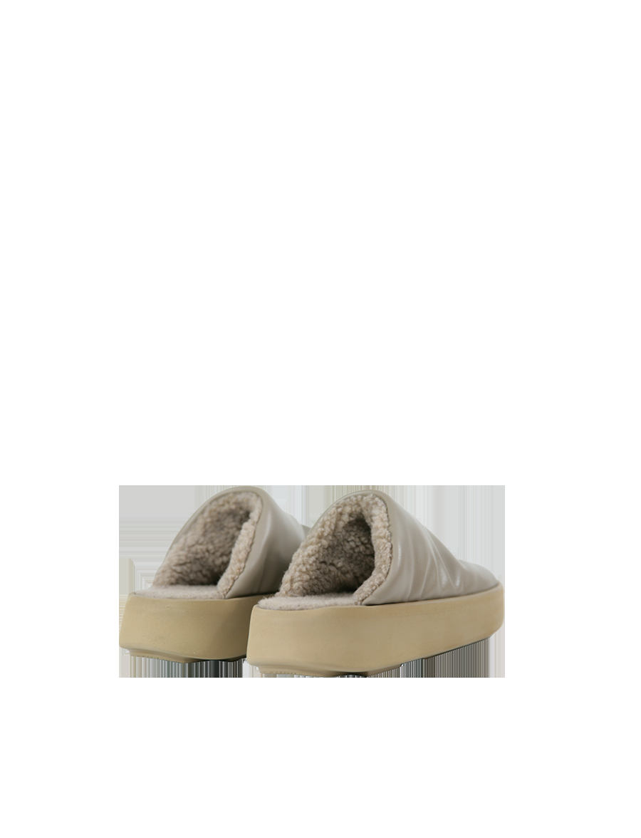 Piumestudio Sabot Sky + Fur Toupe Vendite Flash