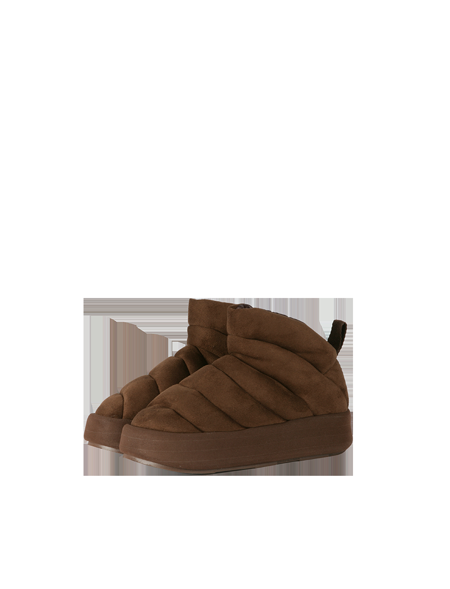 Piumestudio Mezzaluna Suede Tabacco Italy