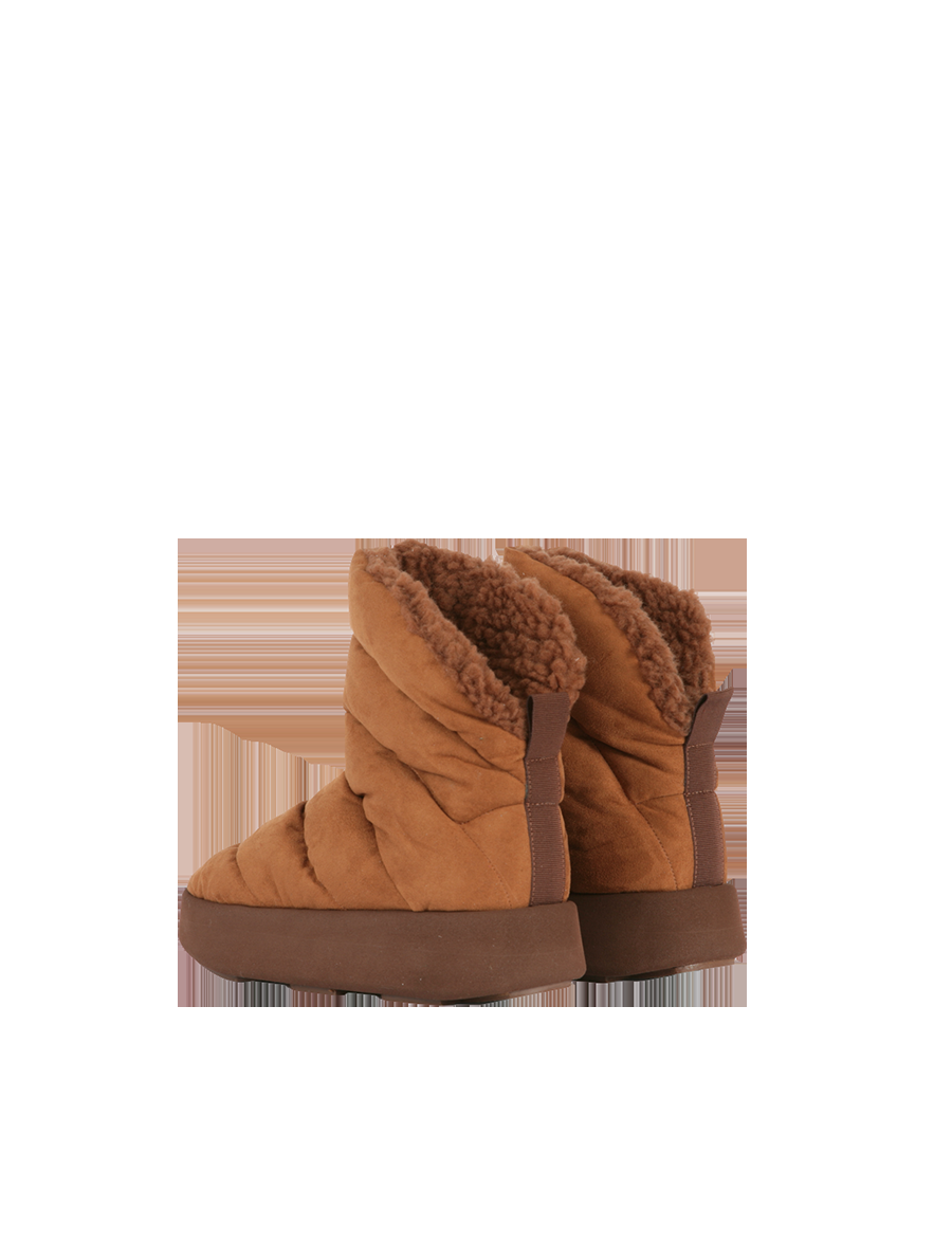 Piumestudio Luna Plat Suede & Fur Ruggine Italia
