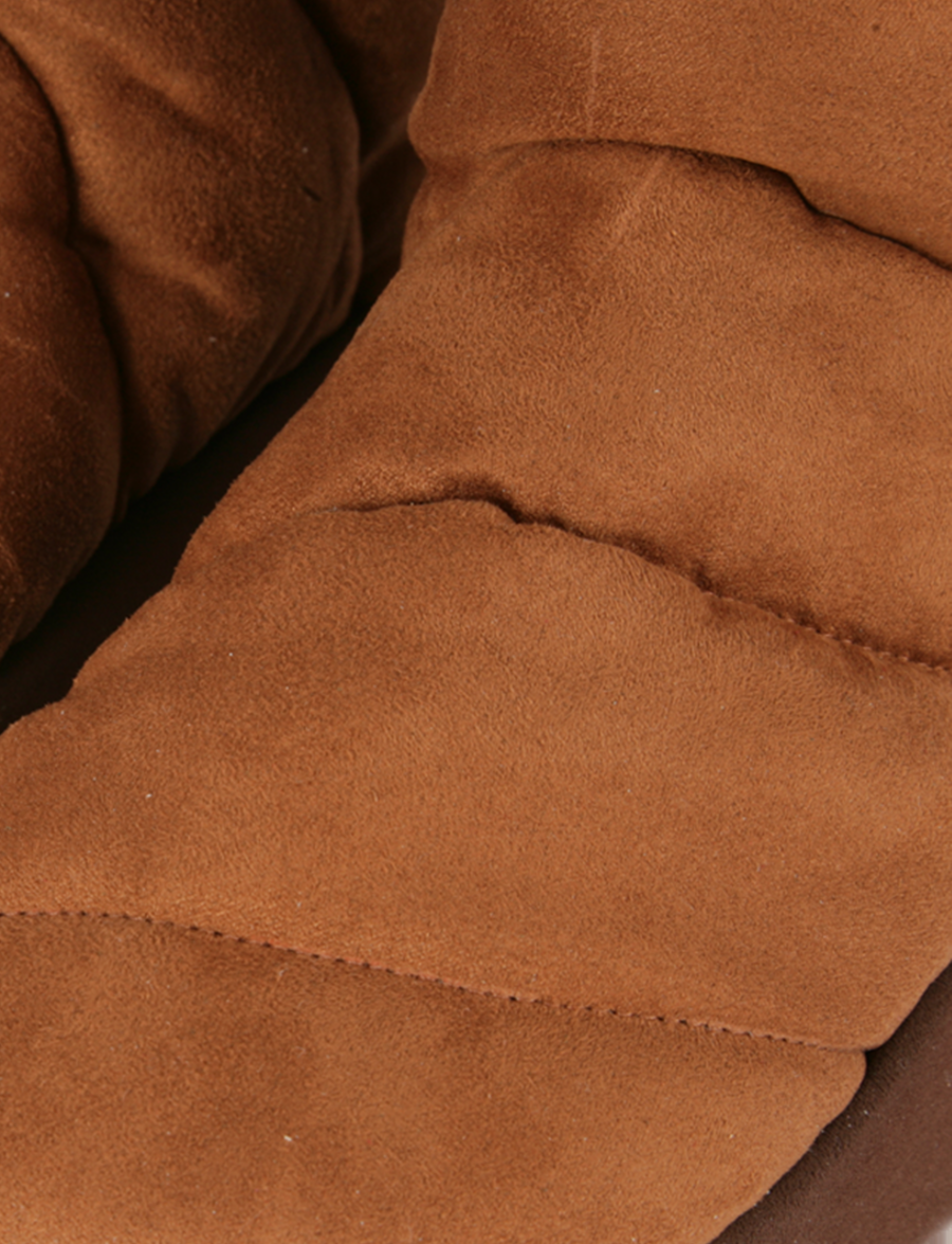 Piumestudio Luna Plat Suede & Fur Ruggine Italia