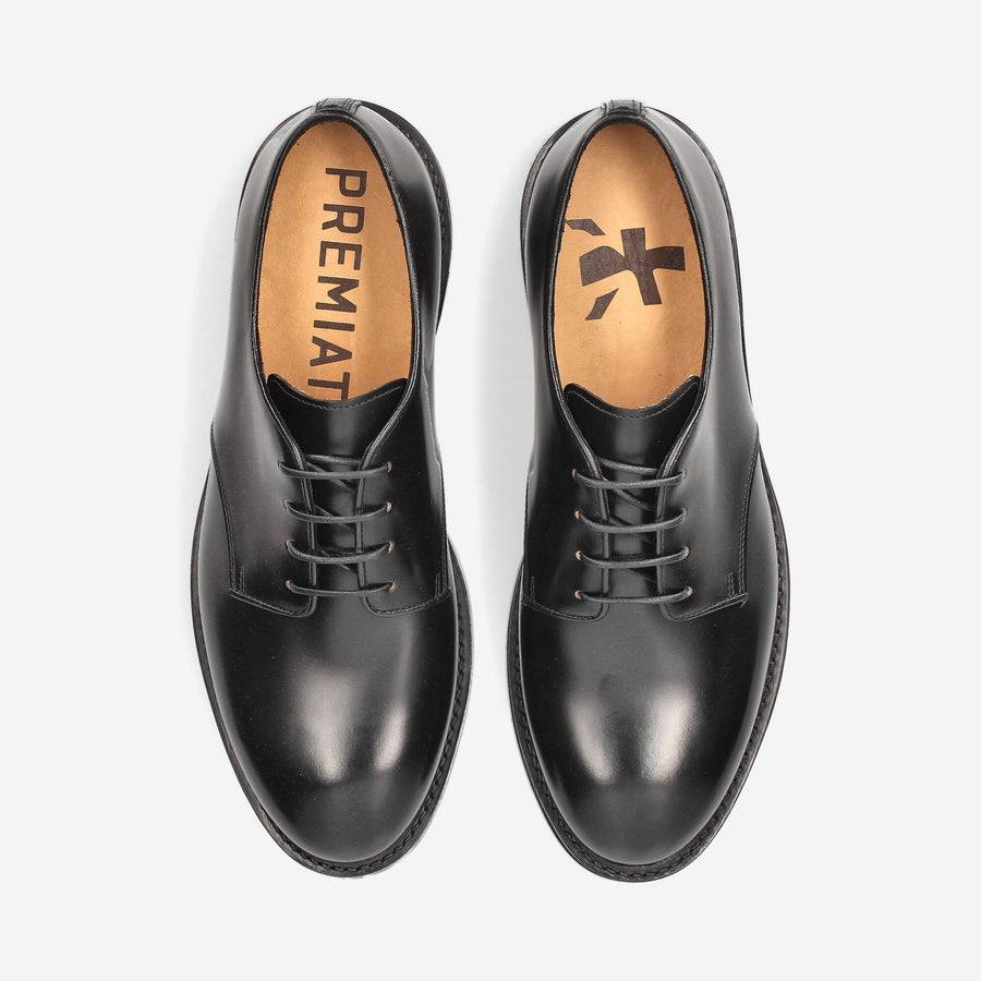 Premiata Scarpe stringate 32102A in pelle spazzolata opaca Promozione
