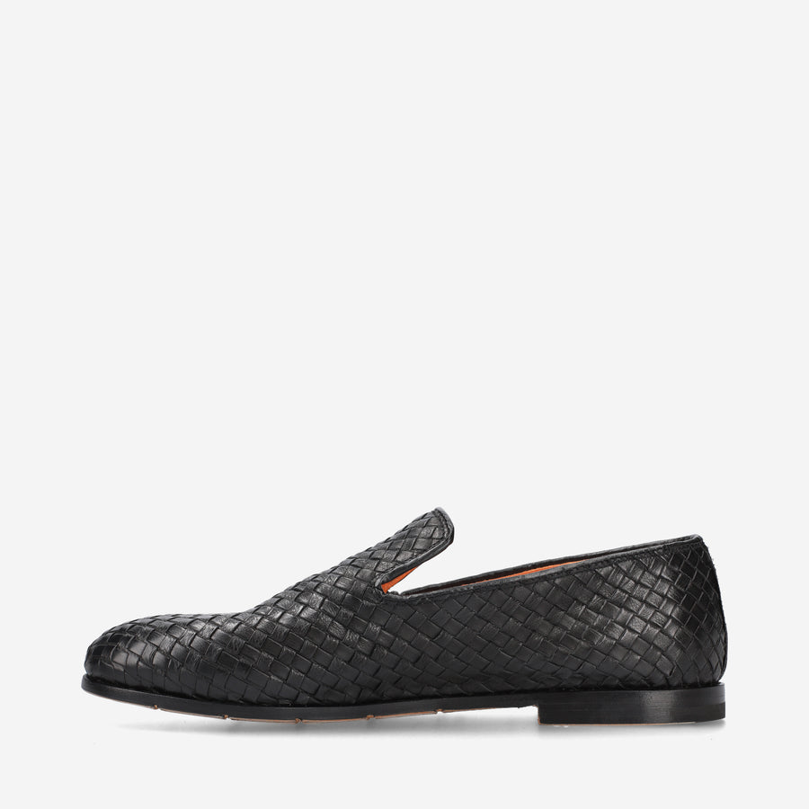 Premiata Slip-on Arden 32154C in vitello intrecciato In Vendita