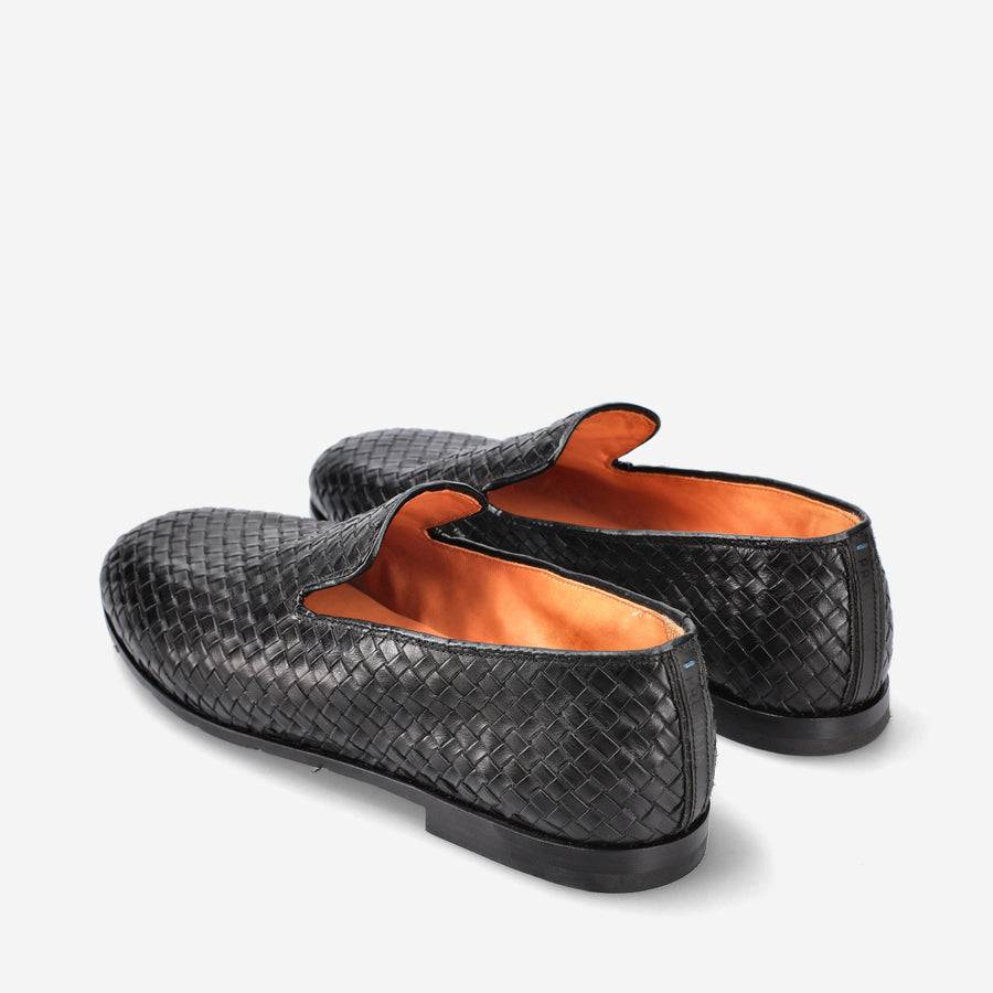 Premiata Slip-on Arden 32154C in vitello intrecciato In Vendita