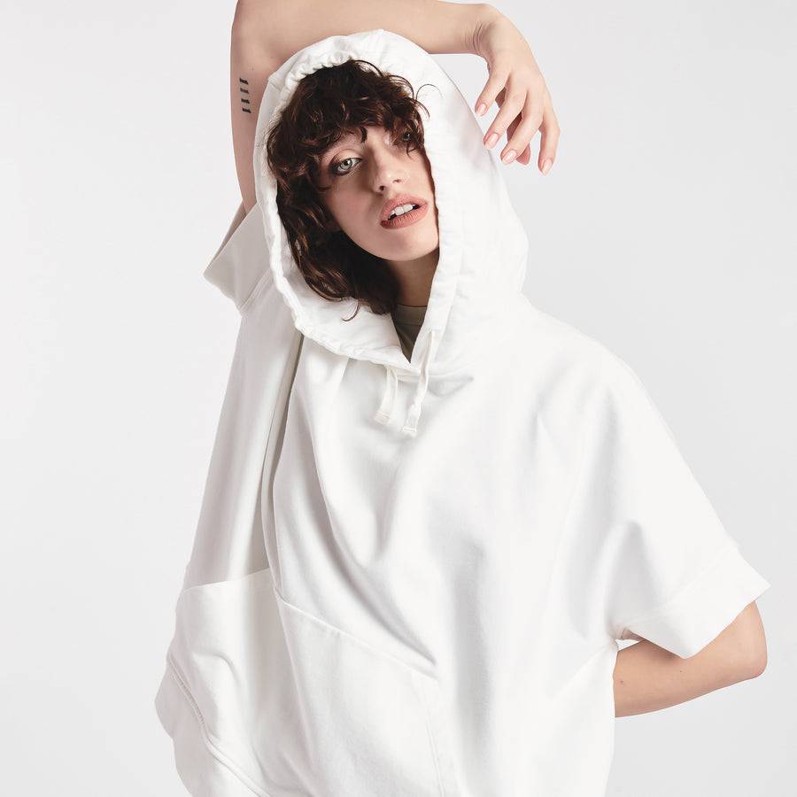 Premiata Poncho con cappuccio PR354230 In Saldo